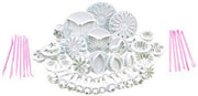 Cake Decorating Plunger Cutter for Fondant, Make Beautiful Shapes & Designs Cookie Cutter