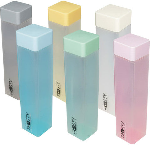 ZROY ENTERPRISE Frosty Water Bottle Set of 6 - 1000 ml Plastic Bottles