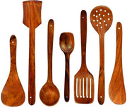 DECORASIA Non-Chemical Wooden Measuring Spoon Set for Kitchen Lovers