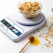 Electronic Kitchen Scale 10Kg Weighing Scale (White)