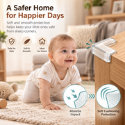 Clear Baby Proofing Corner Guards for Furniture (Pack of 12)
