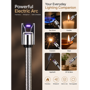 Rechargeable Electric Gas Lighter – Instant, Safe Flame for Kitchen, Candles & Diyas