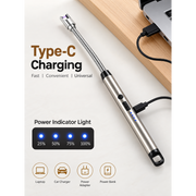 Rechargeable Electric Gas Lighter – Instant, Safe Flame for Kitchen, Candles & Diyas