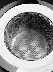 SHREE KRISHNA STEEL Stainless Steel Sink Strainer - Kitchen Drain Basket Filter (Pack of 2)