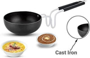 KDEP Induction Base Iron Tadka Pan 12 cm with Lid (0.5 L)